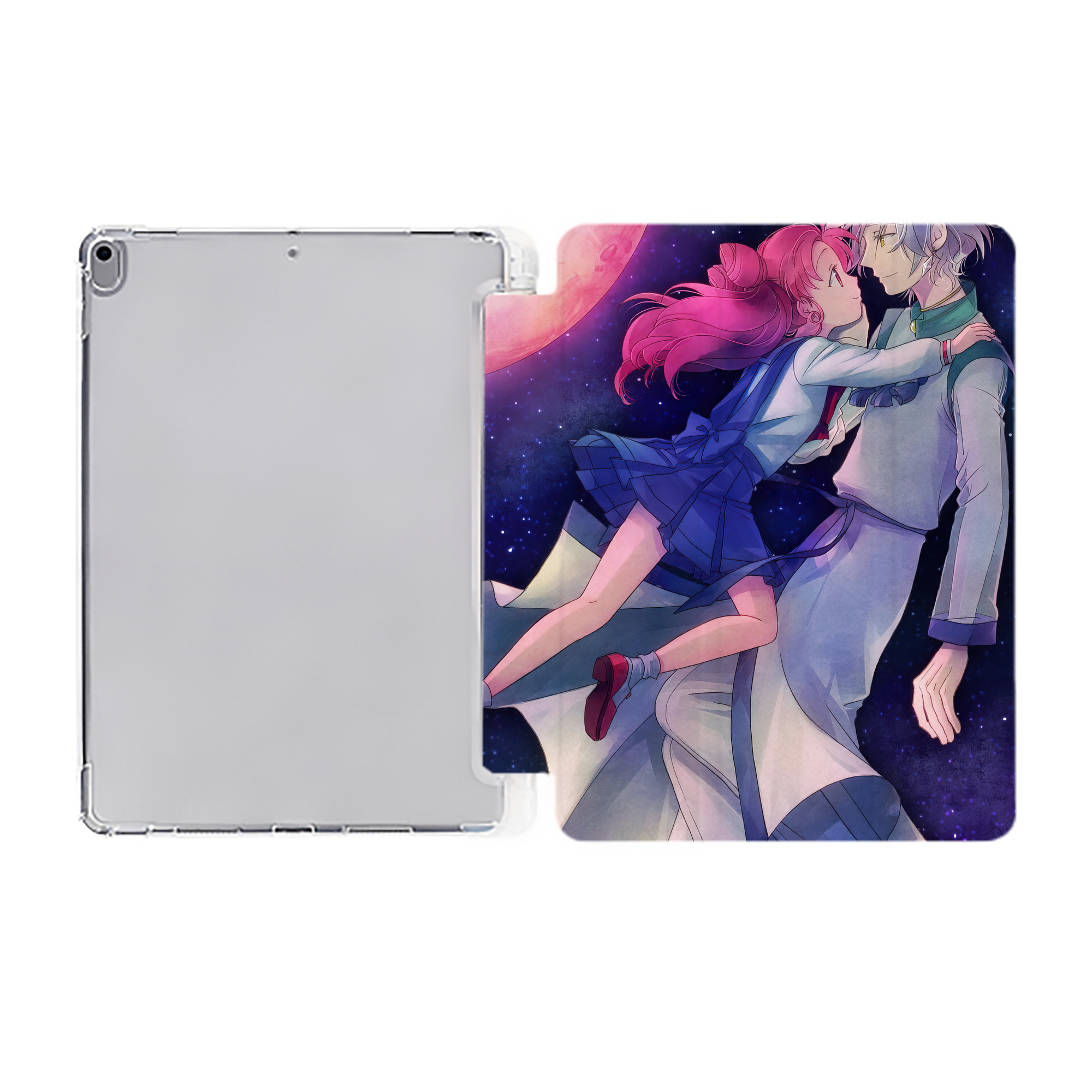 （画像用） 美少女戦士セーラームーン Sailor Moon IPad ケース ペン収納付き 三つ折りスタンド PUレザー×シリコン 対応機種9.5/10.5/10.9インチ